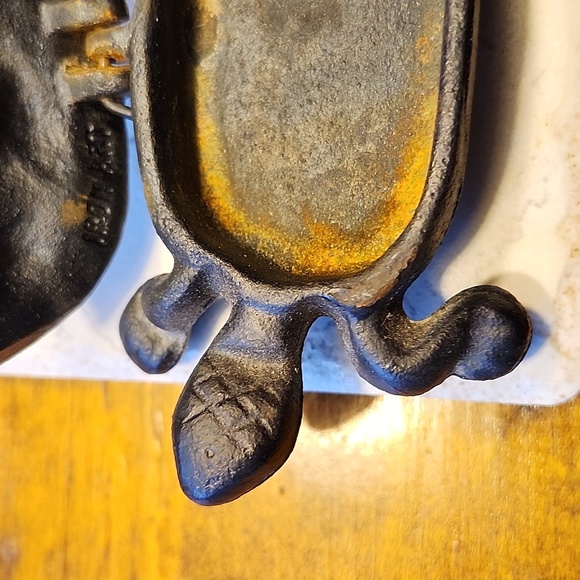 Vintage Iron Art Black Turtle Trinket Holder - Picture 4 of 12